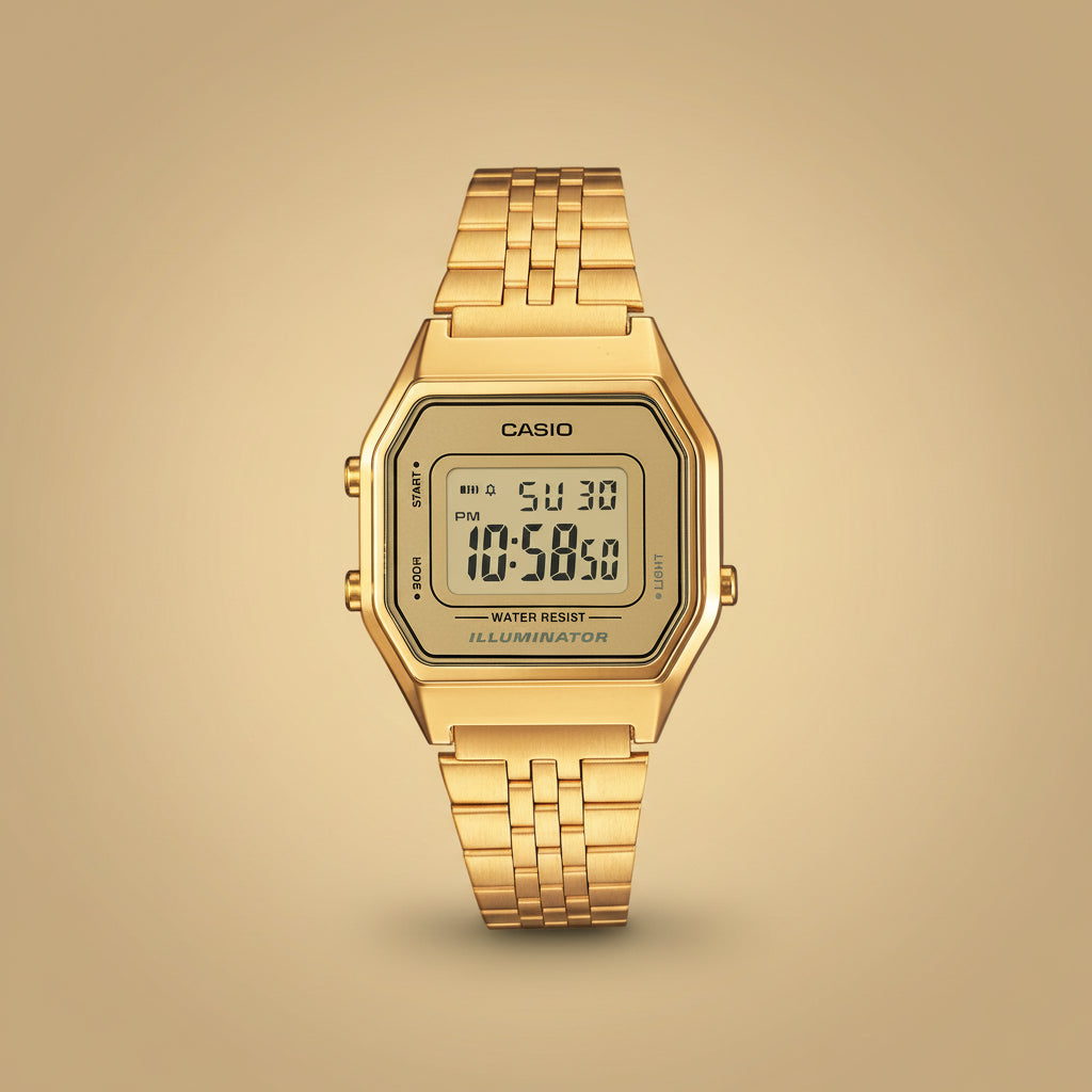 Golden Legacy – Retro Digital Watch