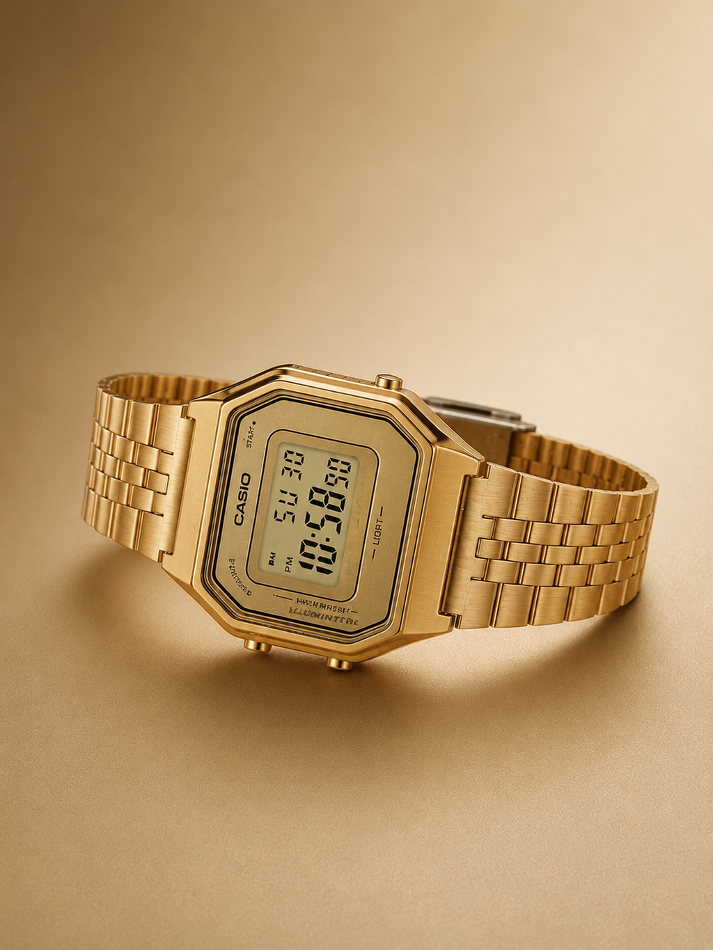 Golden Legacy – Retro Digital Watch