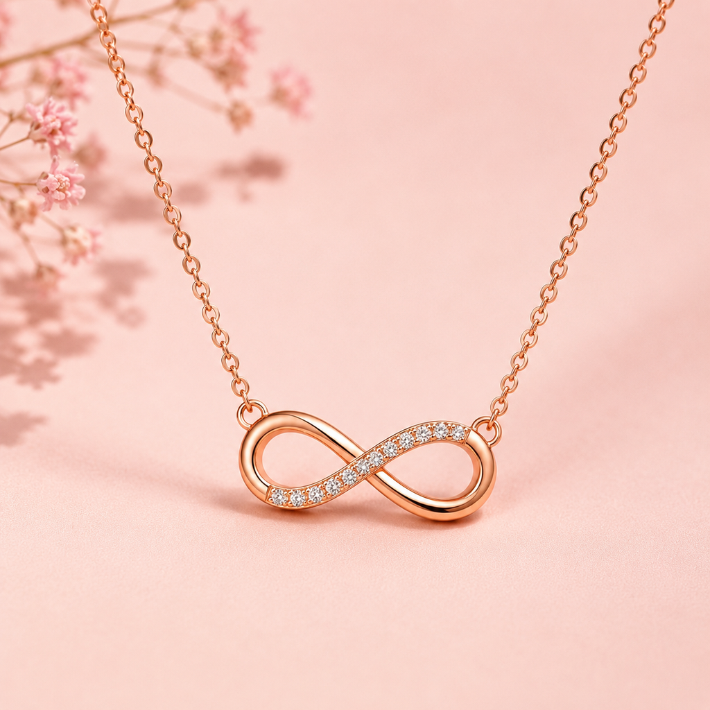 Infinity Rosé Necklace