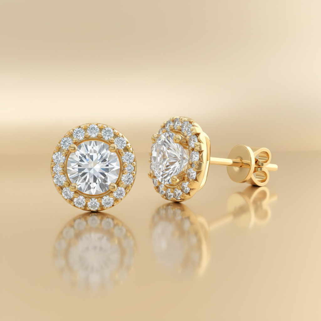 Golden Aura Moissanite