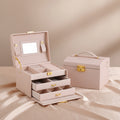 Jewelry Box Leather Earring Rings