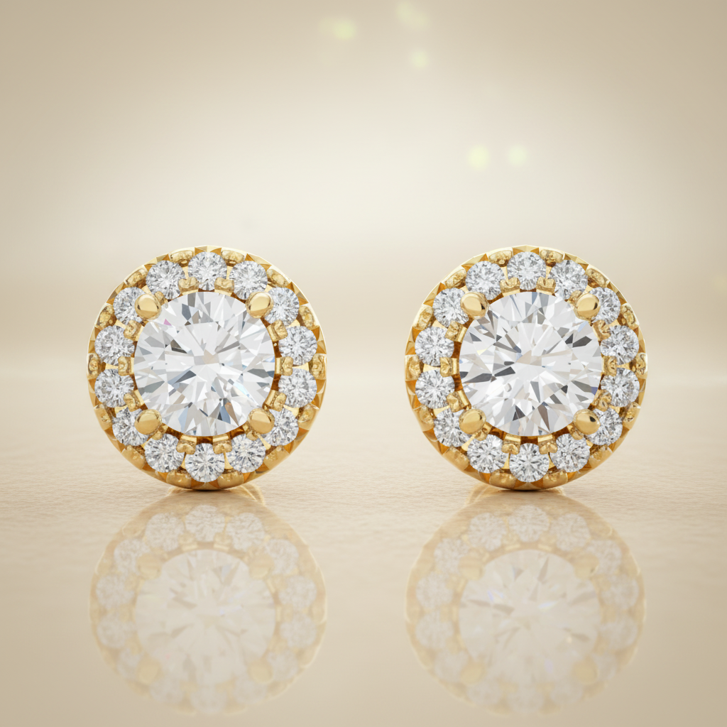 Golden Aura Moissanite